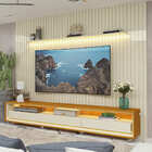 Painel E Rack Led Rodízios Nobre 275 Requinte 260 Off White N