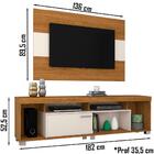 Painel E Rack Para Tv 65 Polegadas 7021 Naturale Off White Ma
