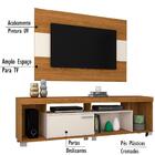 Painel E Rack Para Tv 65 Polegadas 7021 Naturale Off White Ma