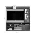 Painel E Rack Para Tv Filadelfi Carvalho Off White