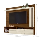 Painel E Rack Para Tv Hindle Freijó Off White