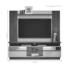 Painel E Rack Para Tv Loukamale Avelã Off White