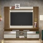 Painel E Rack Para Tv Loukamale Avelã Off White