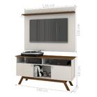 Painel E Rack Para Tv Melissa Off White Madeira