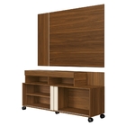 Painel E Rack Para Tv Mooney Freijó Off White