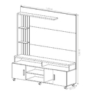 Painel E Rack Para Tv Tiane