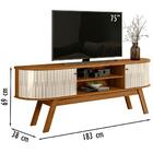 Painel E Rack Piso Teto Tv 75 244x208 Cm 7181 Mdt