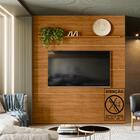 Painel E Rack Piso Teto Tv 75 244x208 Cm 7181 Mdt