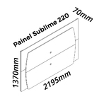 Painel E Rack Sublime 220 Cinza Off White - Gelius