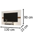 Painel Eccos Off White – Fabri Móveis