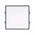 Painel Edge Embutir Quadrado 14w 3000k Preto Stella