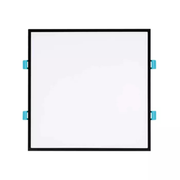 Painel Edge Embutir Quadrado 14w 3000k Preto Stella