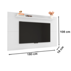 Painel Elegant Branco - Bechara Móveis