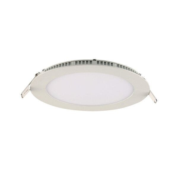 Painel Embutir Redondo 12w Bivolt Led 4.100k Blumenau Branco