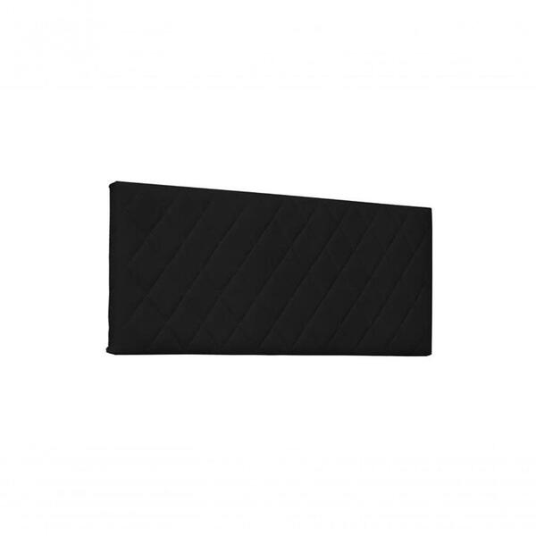 Painel Esmeralda Corano Preto Solteiro 0,90cm - Spezzia