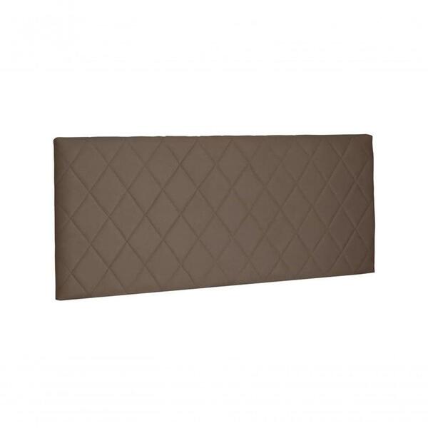 Painel Esmeralda Suede Caramelo Queen 160cm - Spezzia