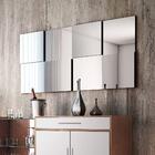 Painel Espelhado Criative 136x68 Preto