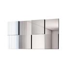 Painel Espelhado Criative 136x68 Preto