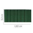 Painel Estofada Carla 160cm Queen Suede Verde - D A Decor