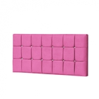 Painel Estofada Espanha 195cm King Strass Courino Pink - D A