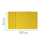 Painel Estofada Grécia 100cm Solteiro Courino Amarelo - D A D