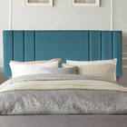 Painel Estofada Grécia 140cm Casal Suede Azul Turquesa - D A