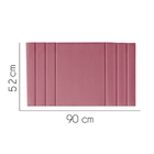 Painel Estofada Grécia 90cm Solteiro Suede Rosa - D A Decor