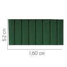 Painel Estofada Líbia 160cm Queen Suede Verde - D A Decor
