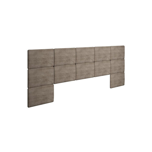 Painel Estofado Casal San Miguel Com 12 Módulos Rufato