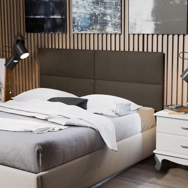 Painel Estofado Para Cama Casal Seleta 140 Cm