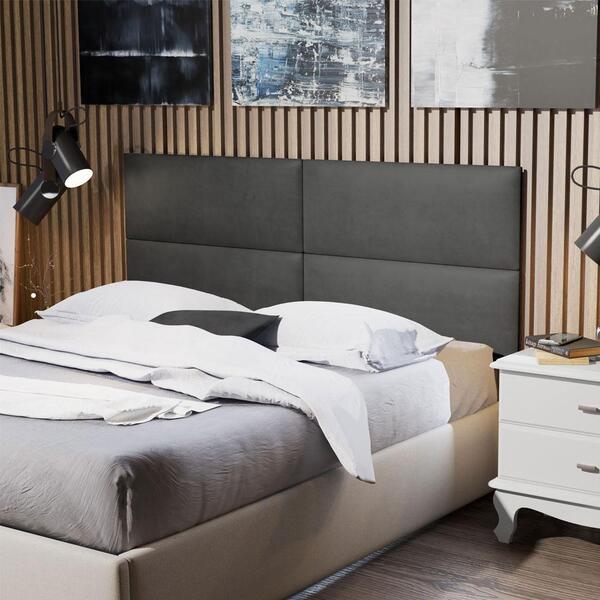 Painel Estofado Para Cama King Seleta 195 Cm