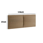 Painel Estofado Solteiro San Miguel 2 Módulos