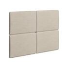 Painel Estofado Solteiro San Miguel Rufato