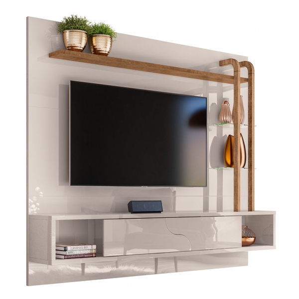 Painel Exclusivo Supreme Off White Com Madero Canela - Lukali