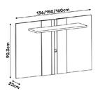 Painel Extensível Hebe Para Tv De Até 47” - Pr Móveis