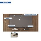 Painel Extensível Para Tv Até 55 Polegadas Multiplus Nogueira