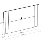 Painel Extensivo Para Tv Até 65 Polegadas Real Cinamomo Mel/o