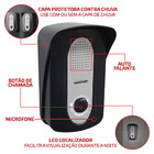 Painel Externo Cinza Para Porteiro Eletrônico Pt-270 Protecti