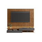 Painel Felix 170cm Para Tv Até 75 Polegadas Freijó/cinza Urba
