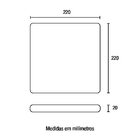 Painel Flameless Led 32w Blumenau Branco