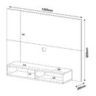 Painel Florida Branco - Moveis Arapongas