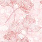 Painel Folhagem - Fd Harmony Rose 3x2,5m (lxa)