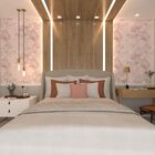 Painel Folhagem - Fd Harmony Rose 3x2,5m (lxa)