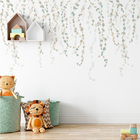 Painel Folhagem - Fd Raminhos Aquarela 3x2,5m (lxa)