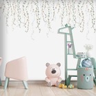 Painel Folhagem - Fd Raminhos Aquarela 3x2,5m (lxa)