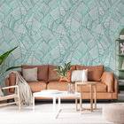 Painel Folhagem - Folhas De Bananeira Tiffany Gold 3x2,5m (lx