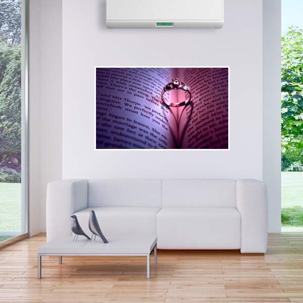 Painel Fotográfico Adesivo Anel, Coração E Livro-p 56x67cm