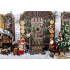 Painel Fotográfico Backdrop Casa Bonecos Natal 2.2x1.5mp1736