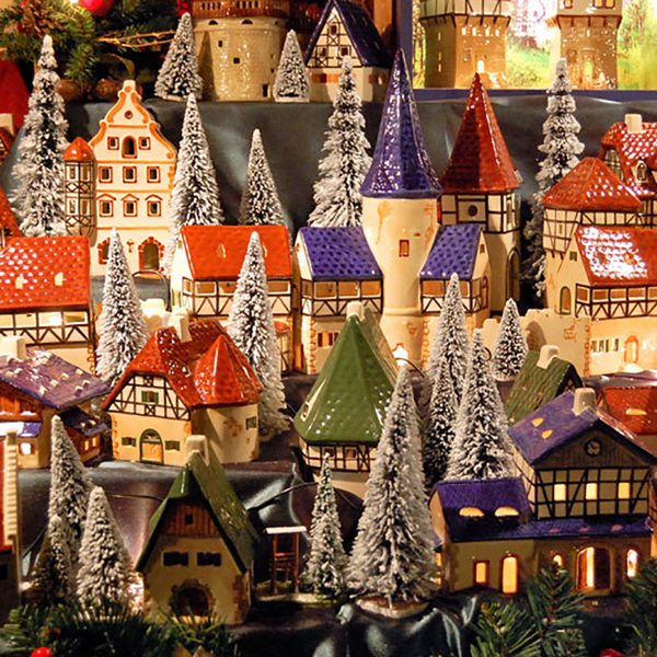 Painel Fotográfico Backdrop Casinhas Natalinas 1.5x1.5mp1702