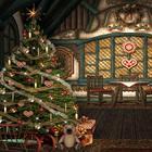 Painel Fotográfico Backdrop Mesa De Natal 1.5x1.5mp1711